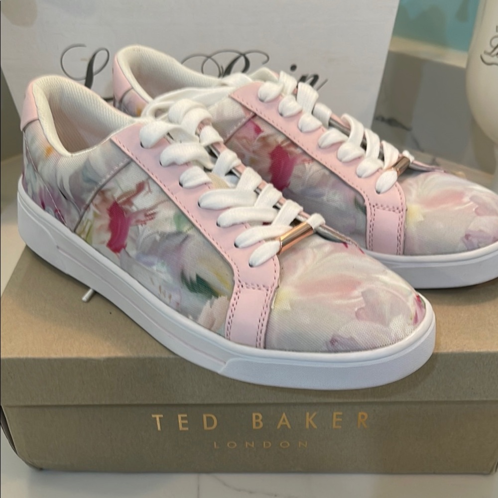 Ted Baker Women's Floral Sneakers - Pink